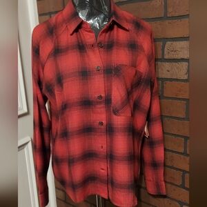 ​NWT Eddie Bauer Red & Black Buffalo Plaid Flannel Shirt